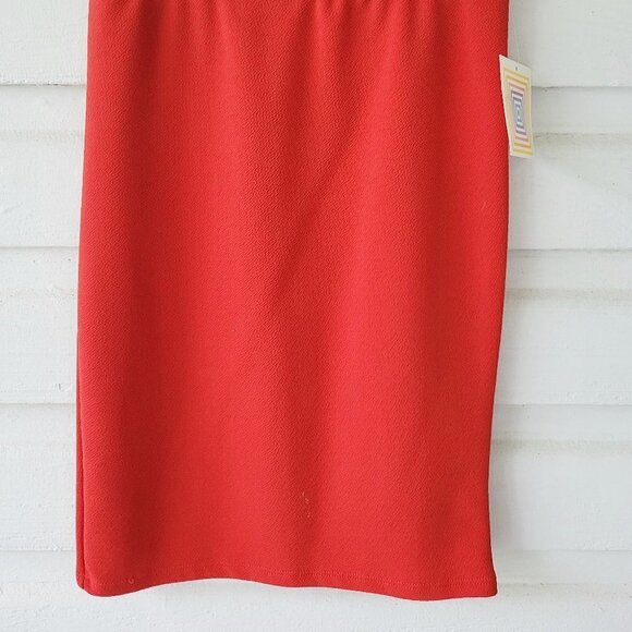 LulaRoe Cassie Pencil Skirt - Burnt Orange NWT - Picture 1 of 4